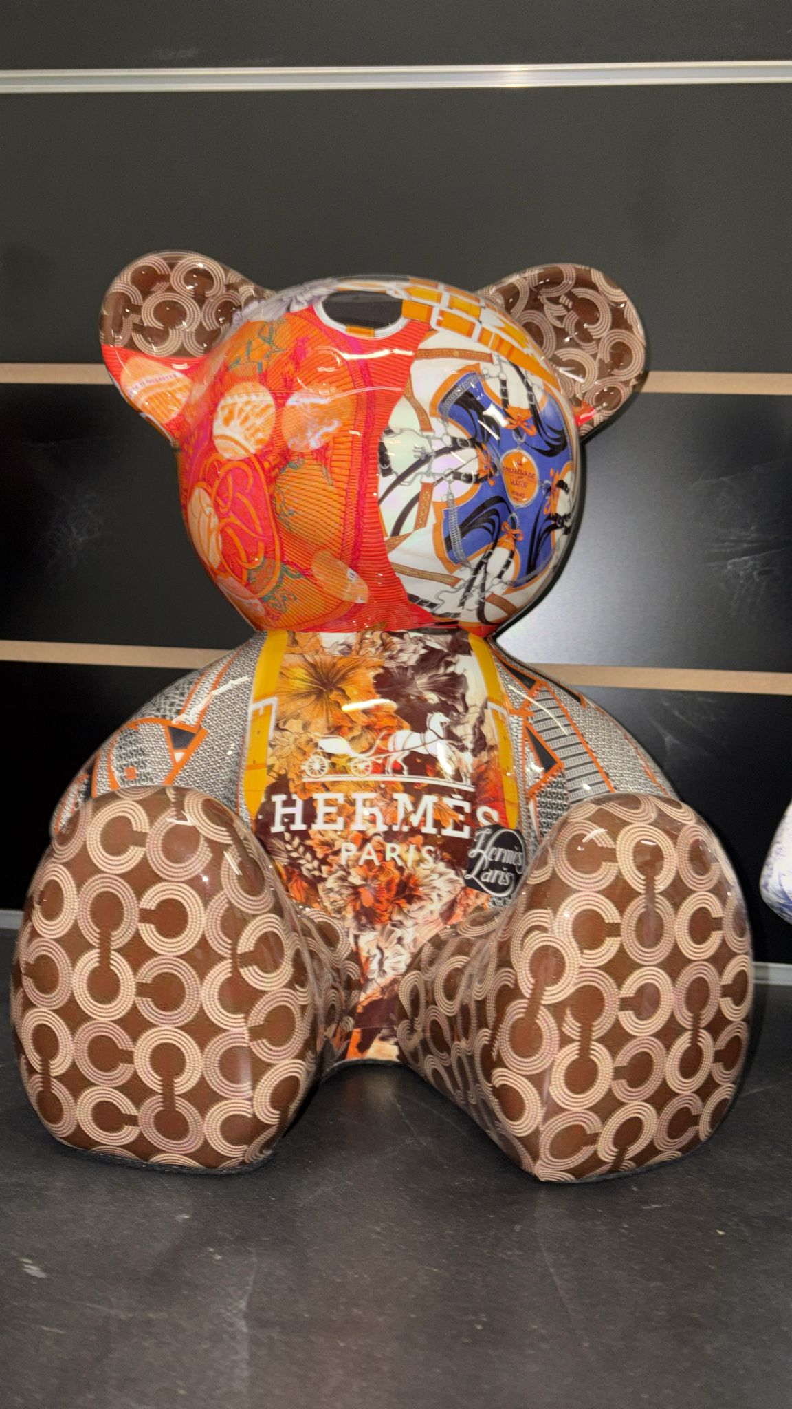 NAOR - 35cm Collage, H Tribute Teddy, No collar3