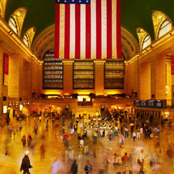SIMON P - Lagerfeld at Grand Central NYC, Editorial for Harper Bazaar 2006