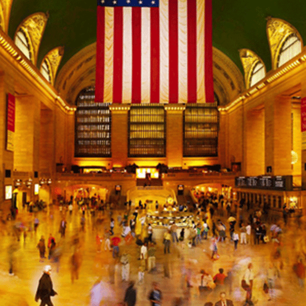 SIMON P - Lagerfeld at Grand Central NYC, Editorial for Harper Bazaar 2006