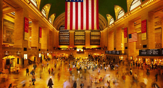 SIMON P - Lagerfeld at Grand Central NYC, Editorial for Harper Bazaar 2006