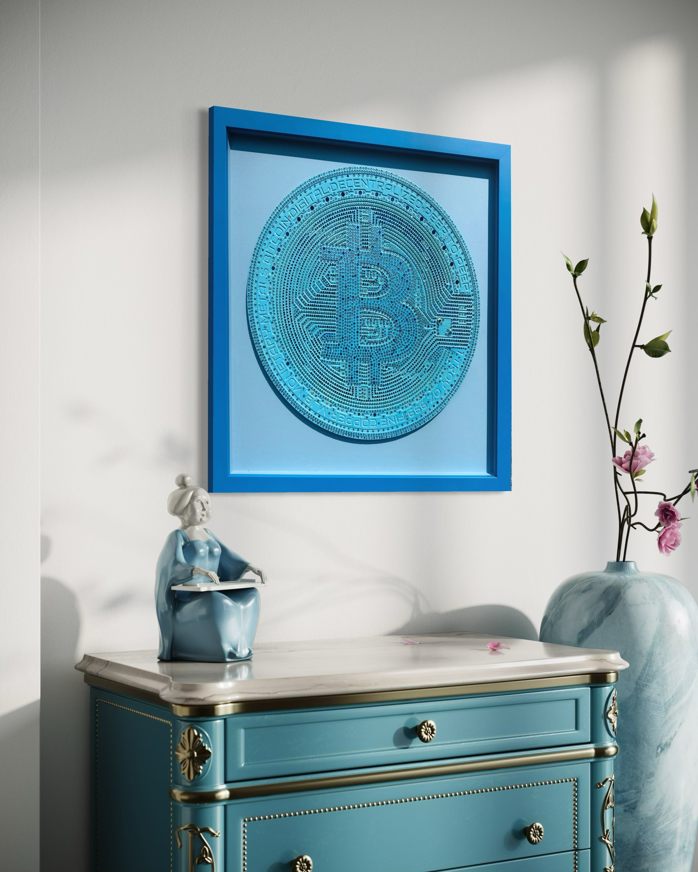 SEQUIN KAY - Blue Ledger B Coin