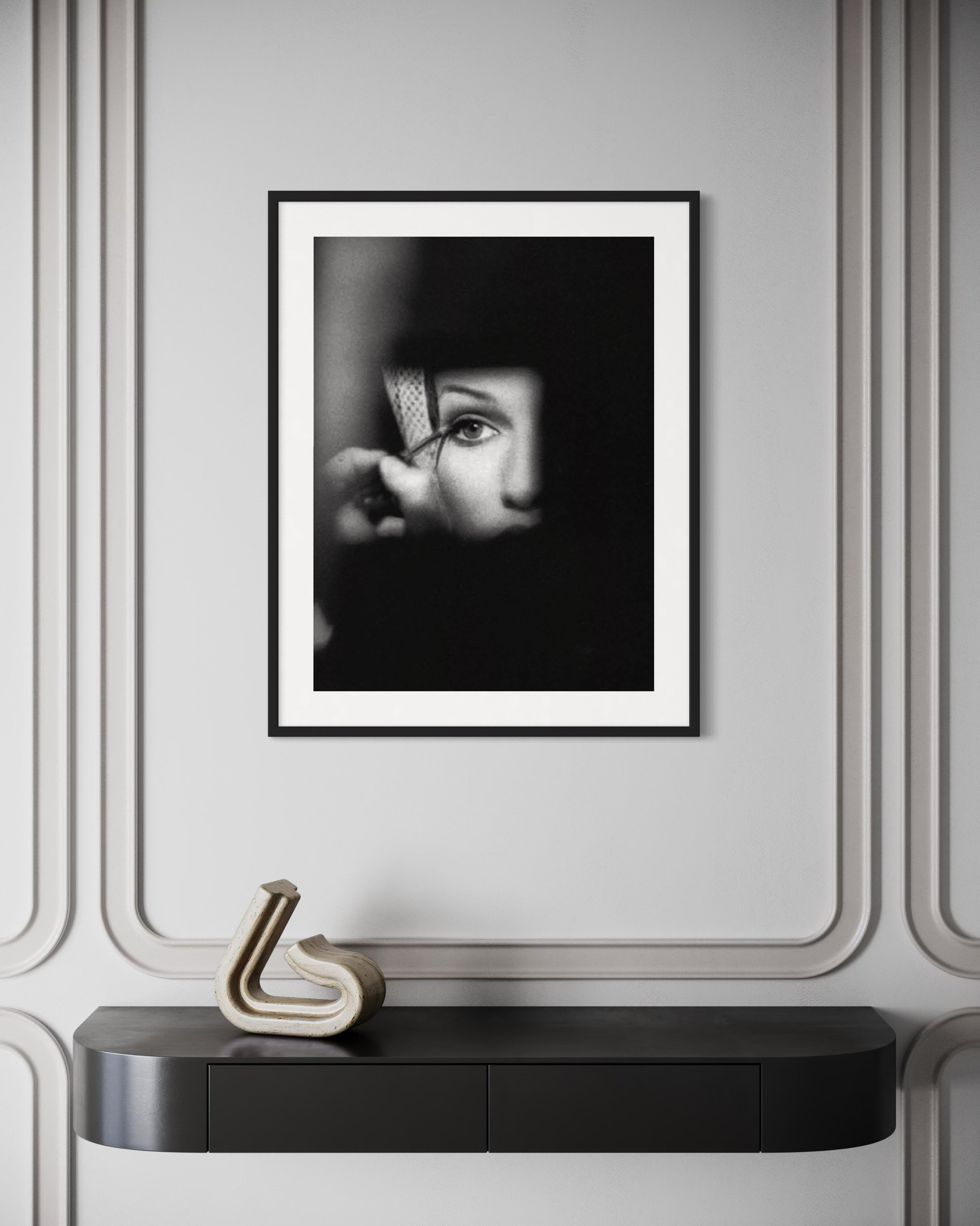 FABIEN MARA - Karen Mulder Mirror. Ecole des Beaux Arts Paris, 1990