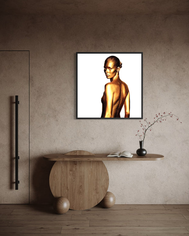 THIERRY LE GOUES - Golden Kate Moss Portrait