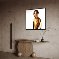 THIERRY LE GOUES - Golden Kate Moss Portrait