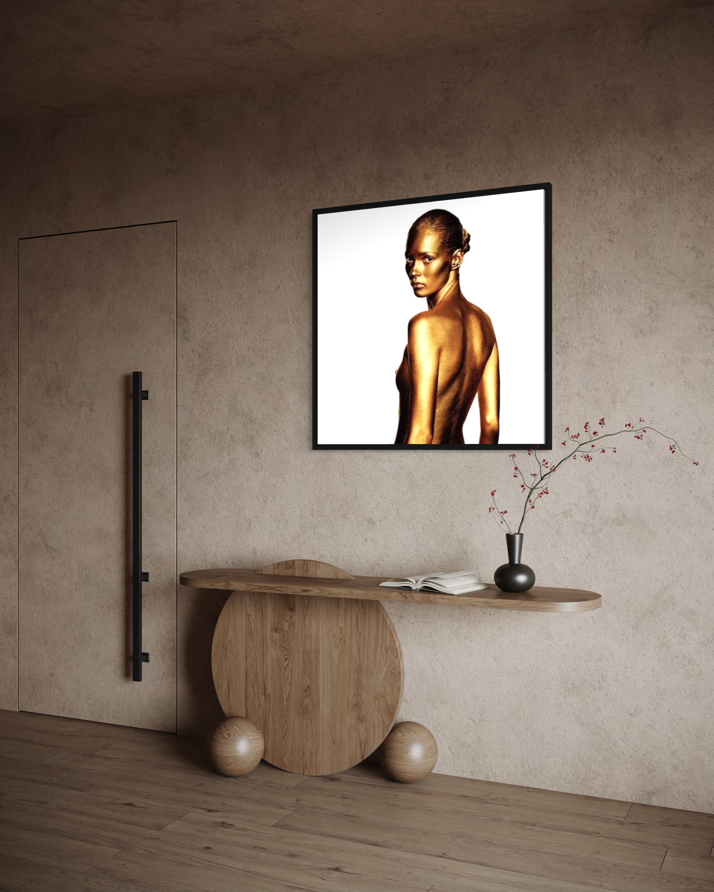 THIERRY LE GOUES - Golden Kate Moss Portrait
