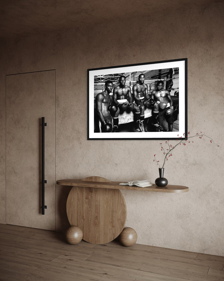 THIERRY LE GOUES - Havana Boxing Club, "4 Boxers sitting on the ring"