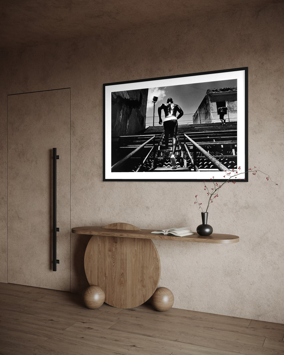 THIERRY LE GOUES - Havana Boxing Club, "Boxer running the steps"