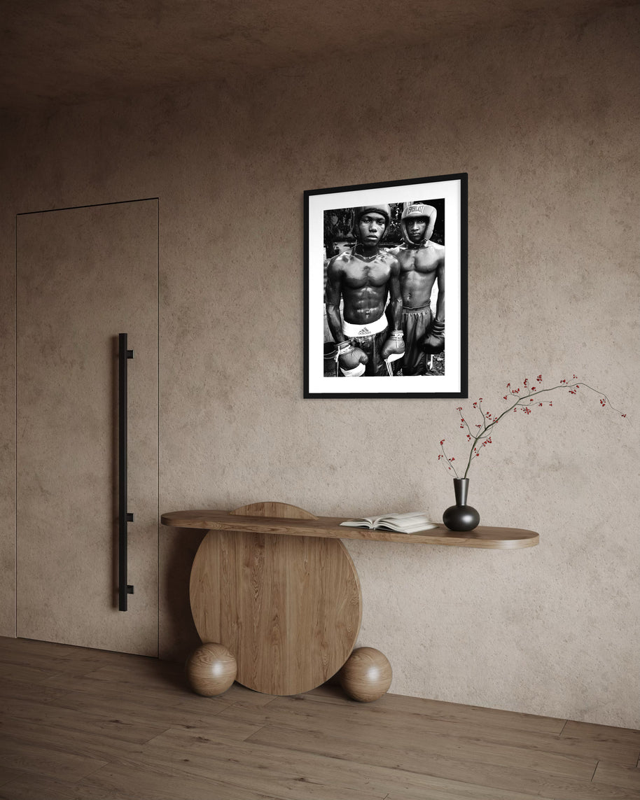 THIERRY LE GOUES - Havana Boxing Club, "2 boxers posing"