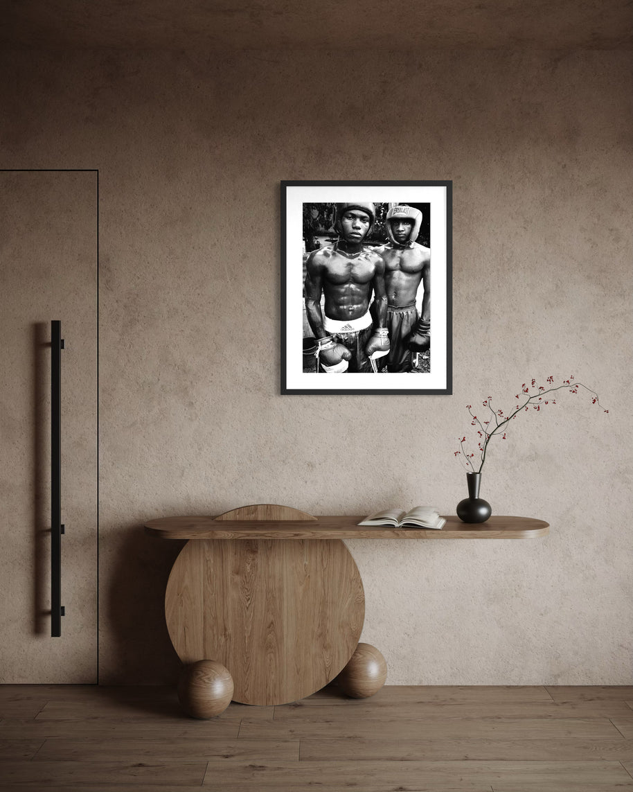 THIERRY LE GOUES - Havana Boxing Club, "2 boxers posing"