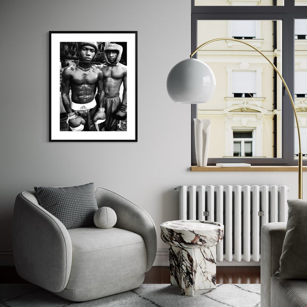 THIERRY LE GOUES - Havana Boxing Club, "2 boxers posing"