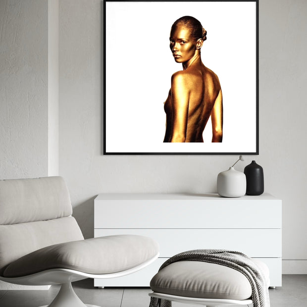 THIERRY LE GOUES - Golden Kate Moss Portrait