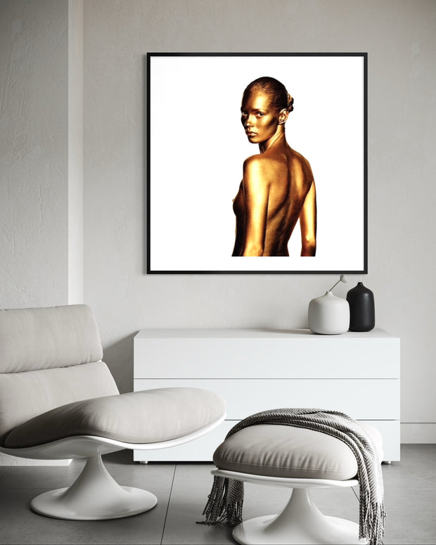 THIERRY LE GOUES - Golden Kate Moss Portrait