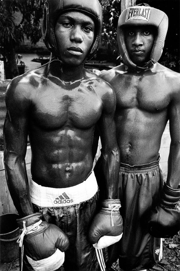 THIERRY LE GOUES - Havana Boxing Club, "2 boxers posing"