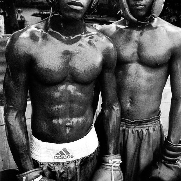 THIERRY LE GOUES - Havana Boxing Club, "2 boxers posing"
