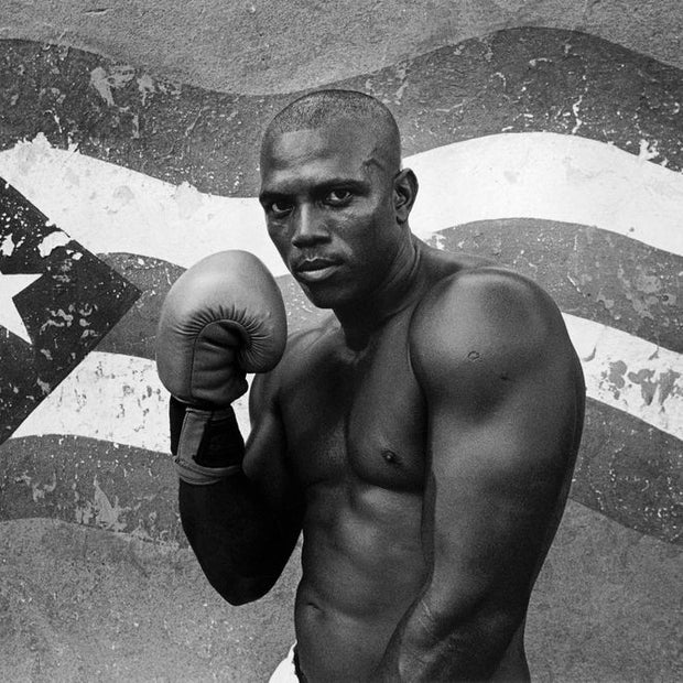 THIERRY LE GOUES - Havana Boxing Club "Boxer with Cuba Flag"
