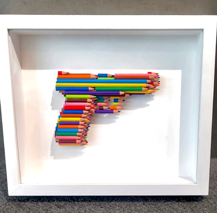 LUKE NEWTON - n3 Beretta in Crayons, 2023