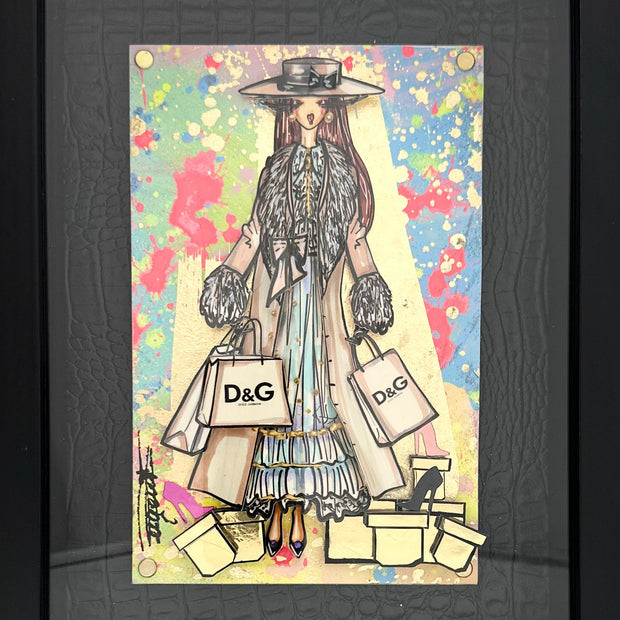 RACHEL BERGERET - XS Paper Doll #29, D&G Tribute
