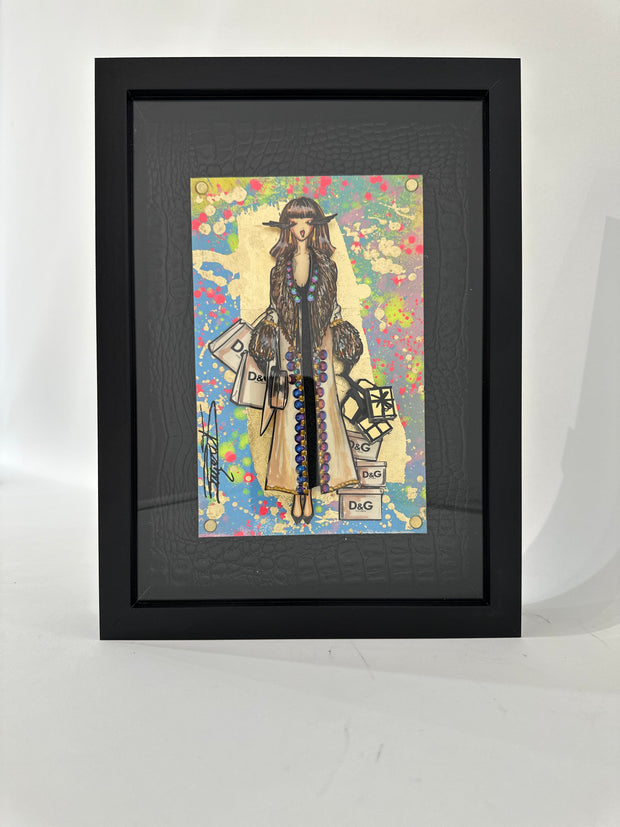 RACHEL BERGERET - XS Paper Doll, D&G Tribute31