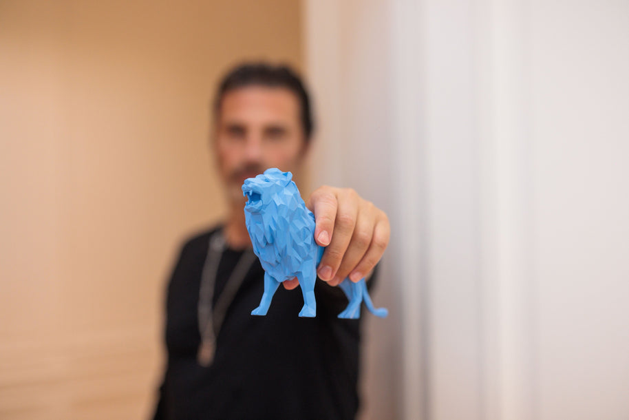 RICHARD ORLINSKI - Lion Spirit, Mat Blue