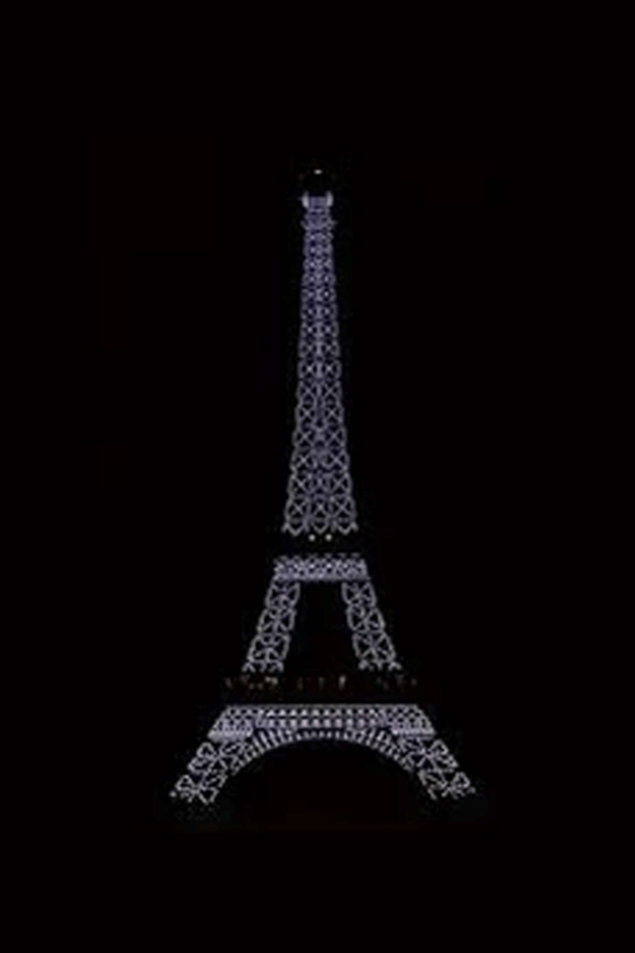 WINNIE DENKER - Blue Eiffel Tower Paris