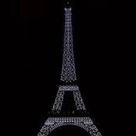 WINNIE DENKER - Blue Eiffel Tower Paris