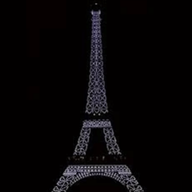 WINNIE DENKER - Blue Eiffel Tower Paris