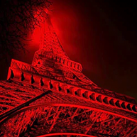 WINNIE DENKER - Red Tour Eiffel Paris