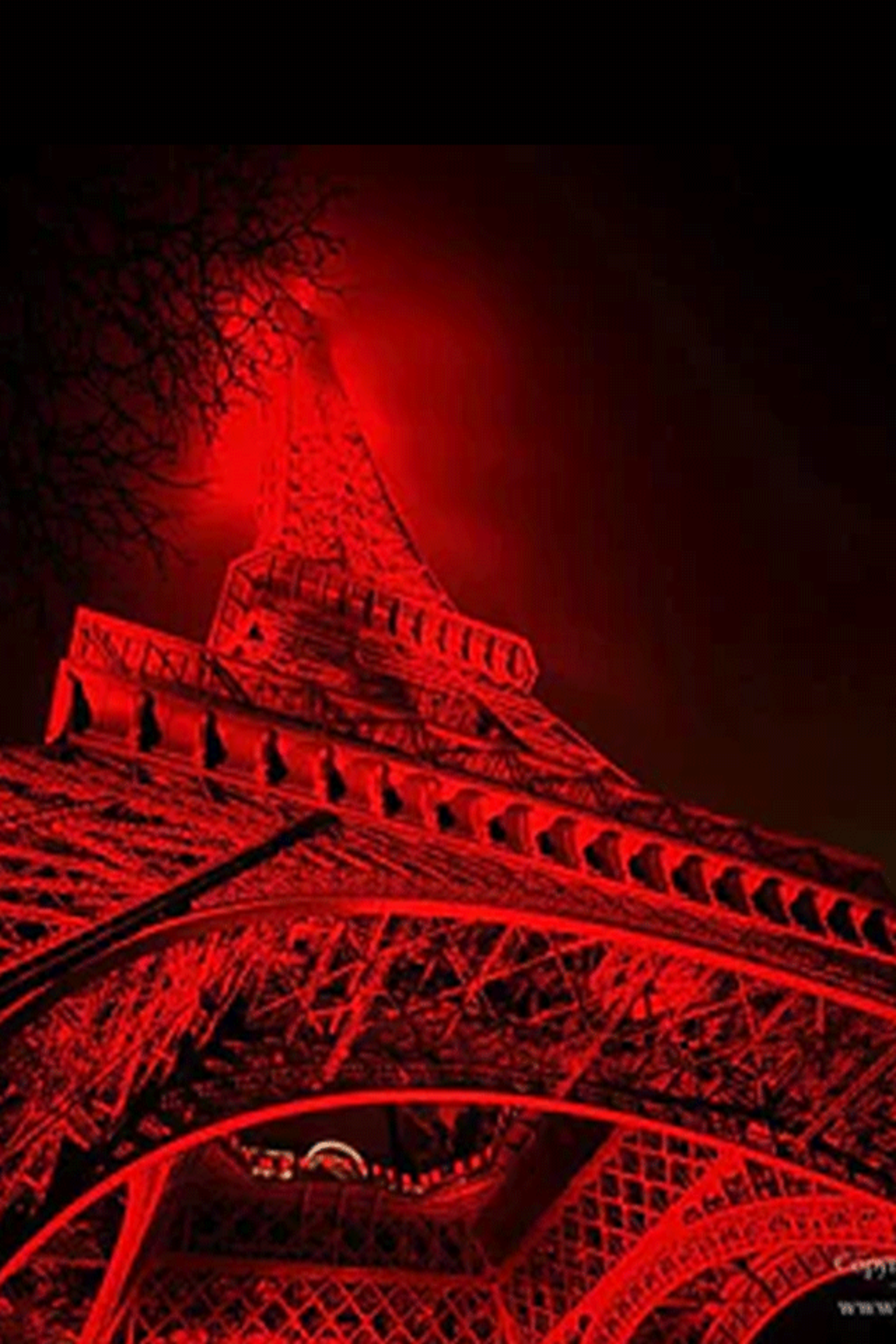 WINNIE DENKER - Red Tour Eiffel Paris