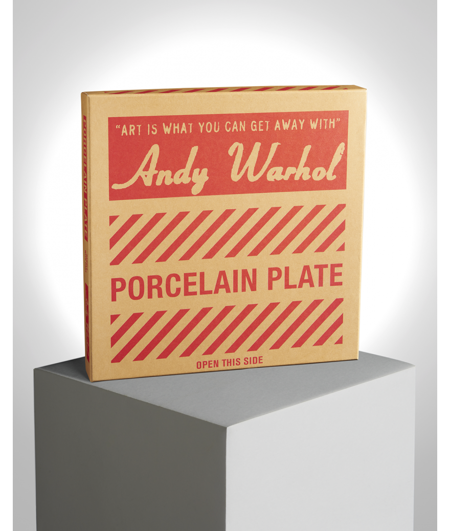 LIGNE BLANCHE - Marilyn Blue Plate by Andy Warhol