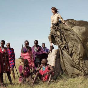 ARTHUR ELGORT - Keira and Masai on the border of Kenya 2007
