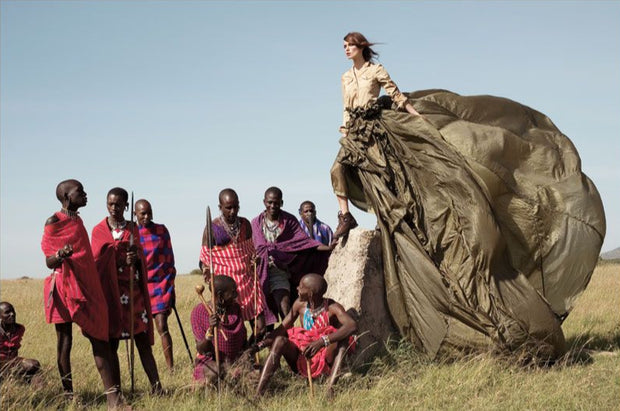 ARTHUR ELGORT - Keira and Masai on the border of Kenya 2007