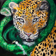 YUAN HENRY - Leopard with Snake