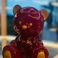 ARDOR - Small Bear, Burgundy I Love You Design