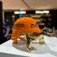 NAOR - 40cm H Tribute, Chromed Turtle