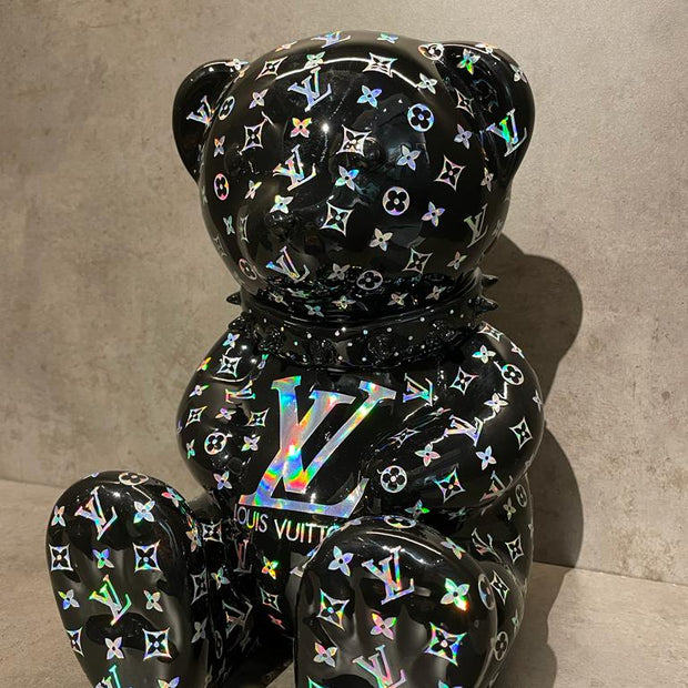 ARTNAOR - 30cm LV Tribute, Black Hologram Bear