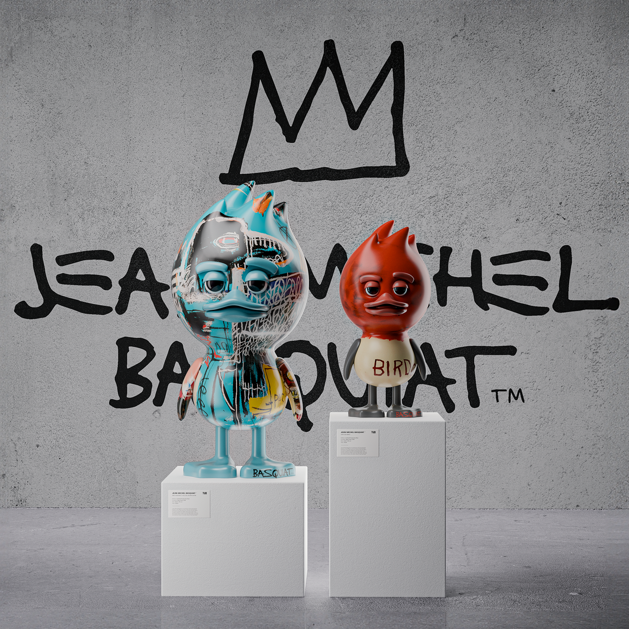 TUD TOY - Jean Michel Basquiat Duck - Small