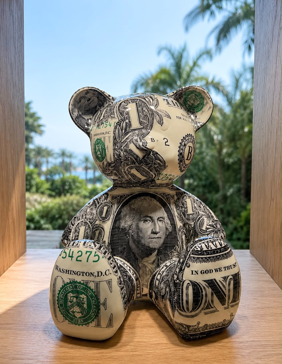 ARTNAOR - 35cm Dollar Tribute Teddy