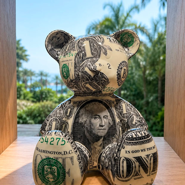 ARTNAOR - 35cm Dollar Tribute Teddy