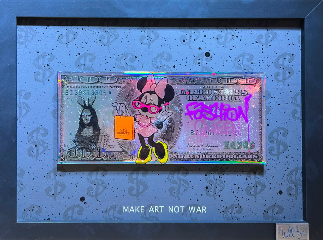 WILL B - Make Art Not War, Minnie Tribute