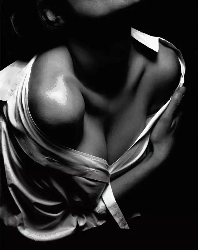 ALBERT WATSON- Charlotte in Prada Blouse, Milan Italy, 1989