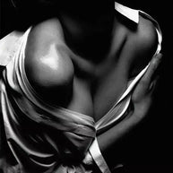 ALBERT WATSON- Charlotte in Prada Blouse, Milan Italy, 1989