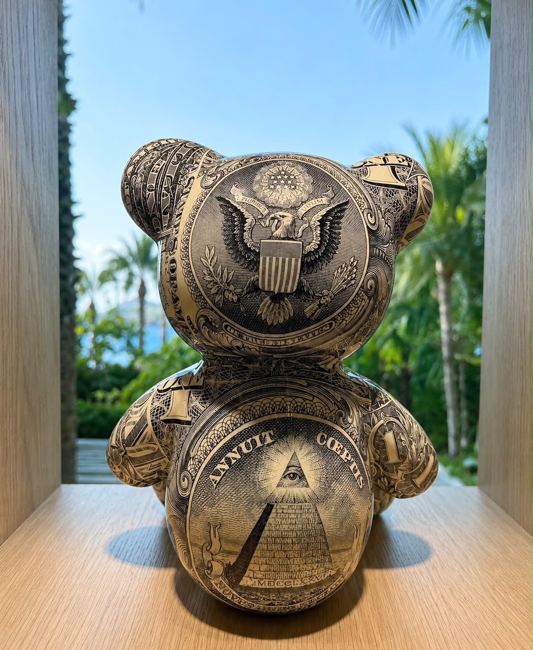 ARTNAOR - 35cm Dollar Tribute Teddy