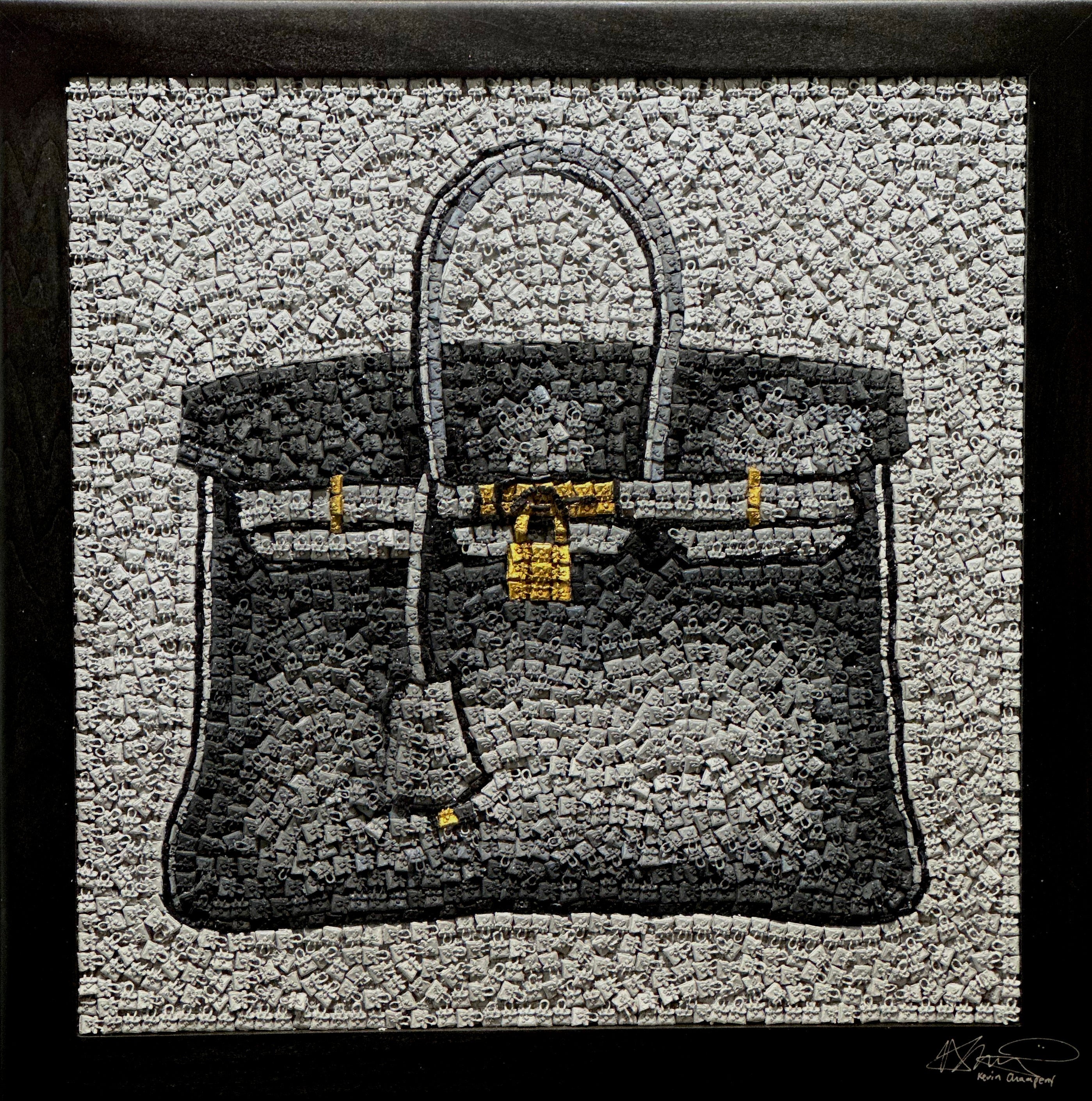 KEVIN CHAMPENY - Birkin Tribute Mosaic, Grey
