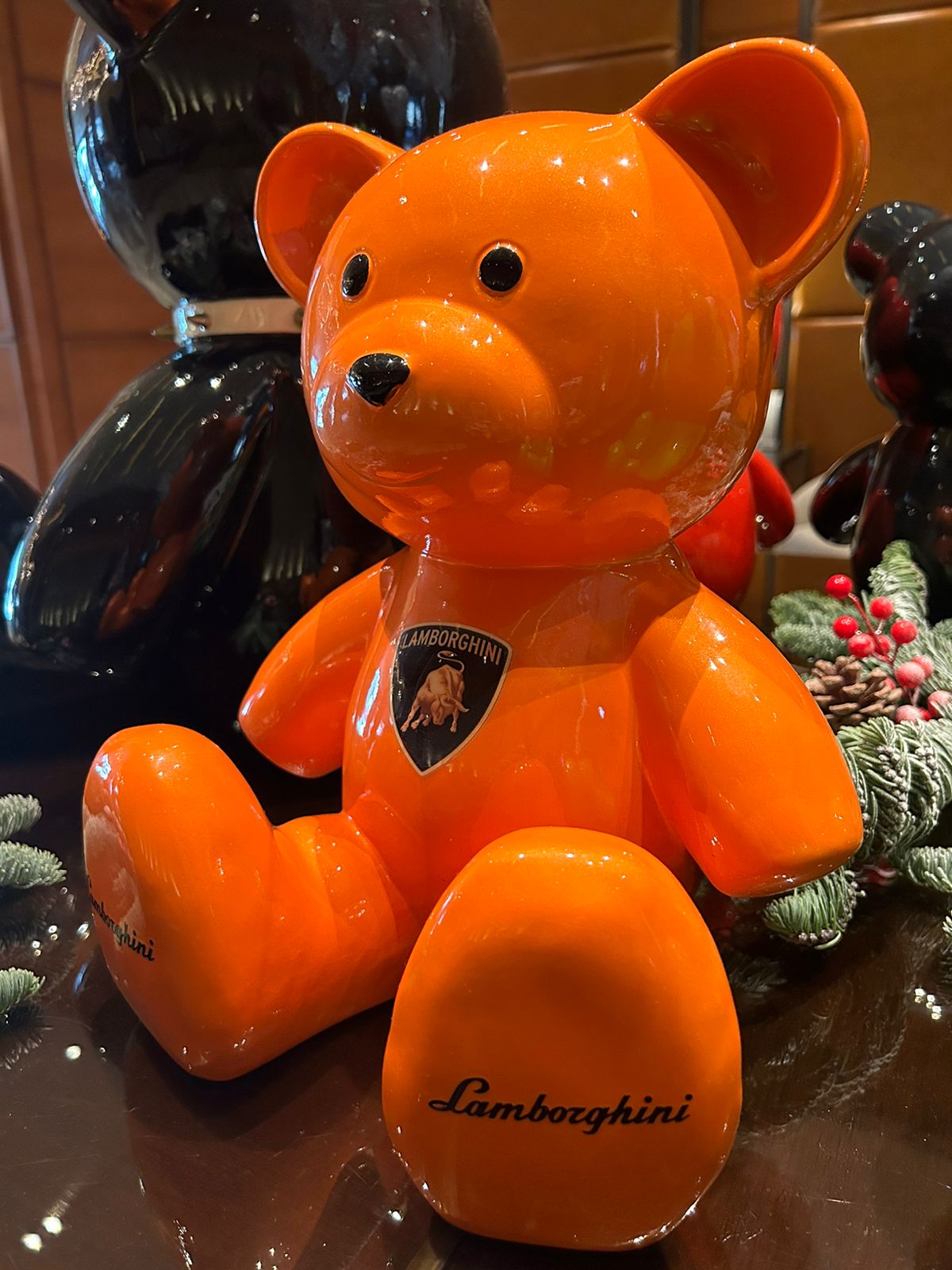 NAOR - 35cm Lambo Tribute Orange Teddy