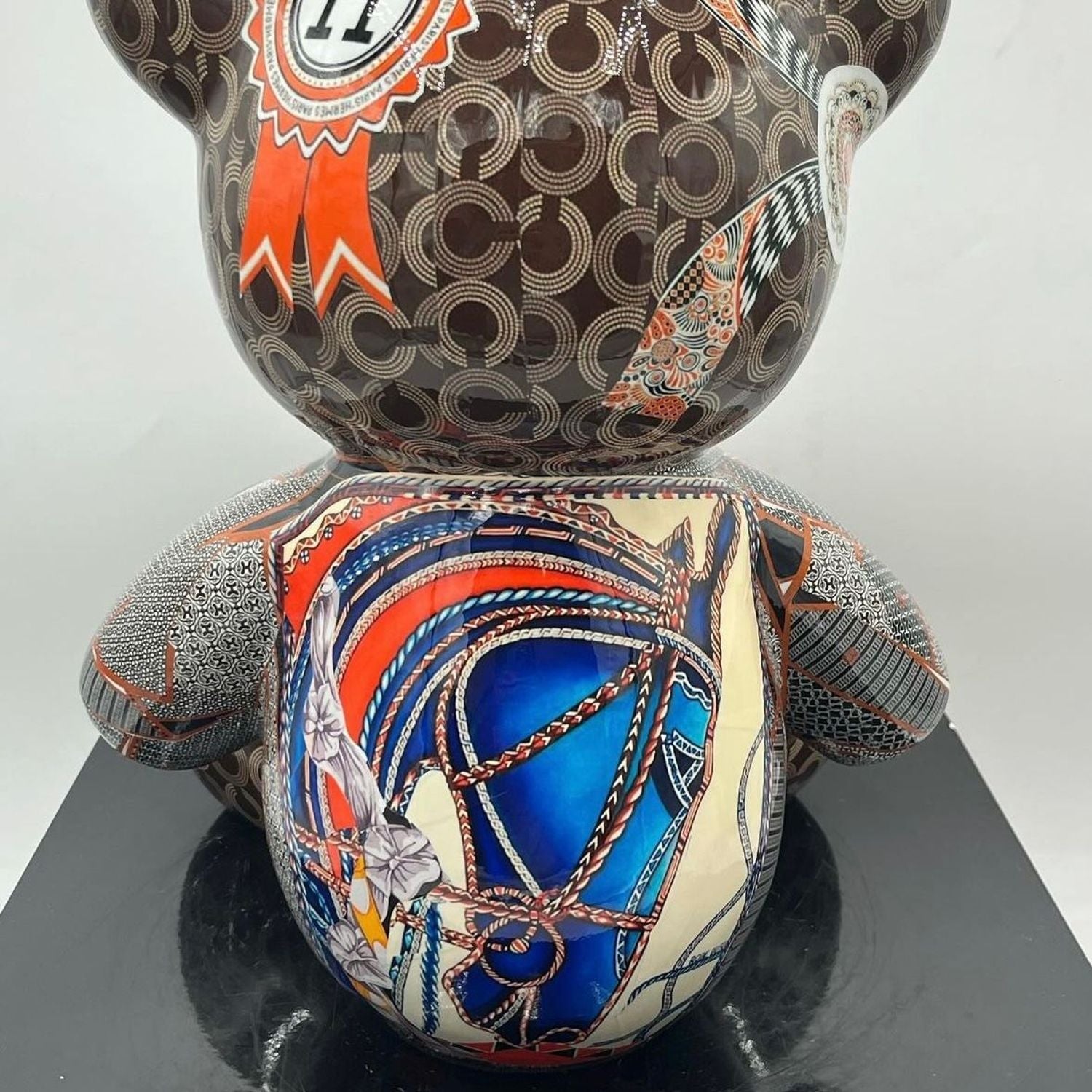 NAOR - 35cm Collage, H Tribute Teddy, No collar3