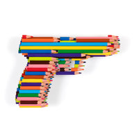 LUKE NEWTON - n3 Beretta in Crayons, 2023