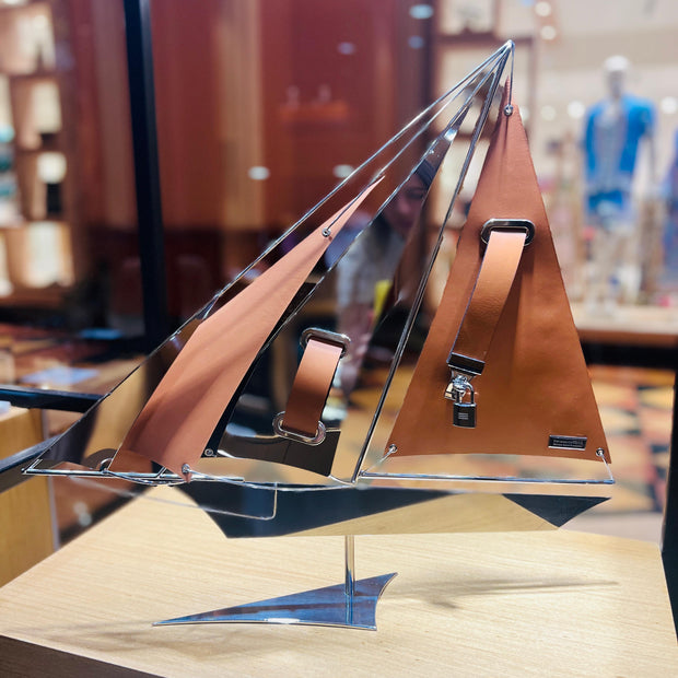 ARCANIS - 55cm Orange Sailing Boat