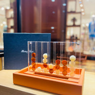 HECTOR SAXE Connect Four - ORANGE Buffalo Leather