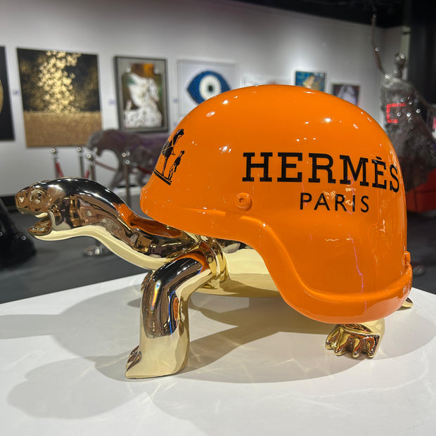 ARTNAOR - 40cm H Tribute, Chromed Turtle