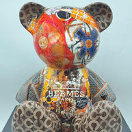 NAOR - 35cm Collage, H Tribute Teddy, No collar3